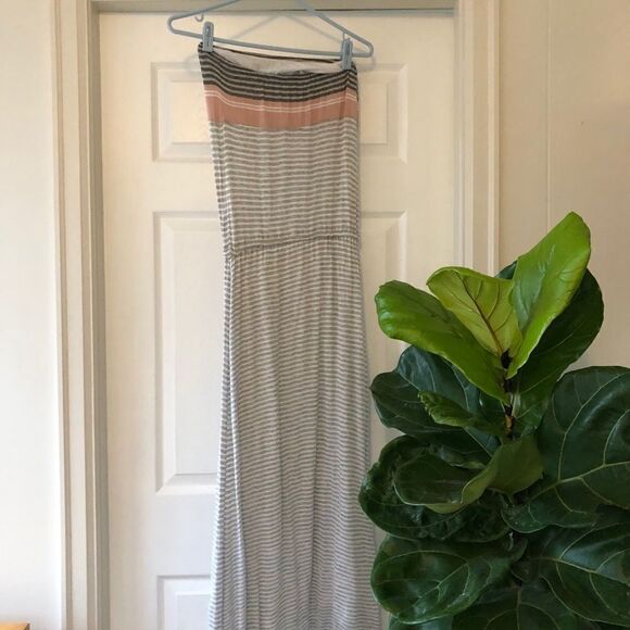 Soft Joie Christabel Striped Jersey Maxi Dress XS - Picture 5 of 8